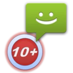 10 sms + android application logo